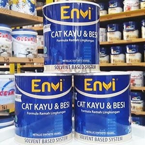 Envi Cat Kayu & Besi