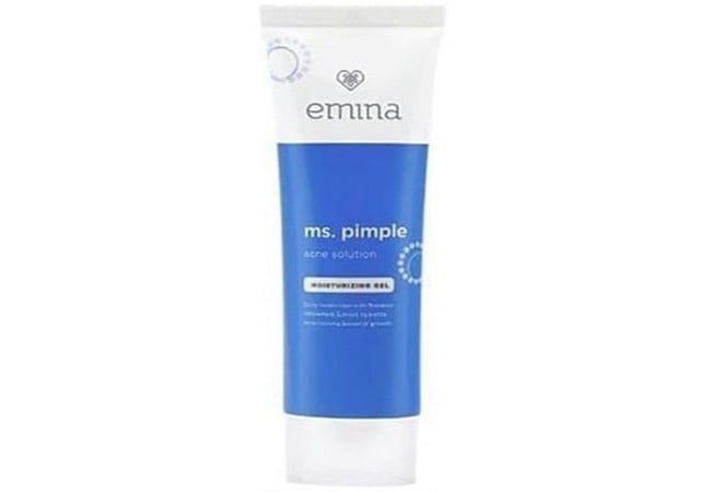 Emina Ms Pimple Acne Solution Moisturizing Gel, pelembab untuk kulit berminyak