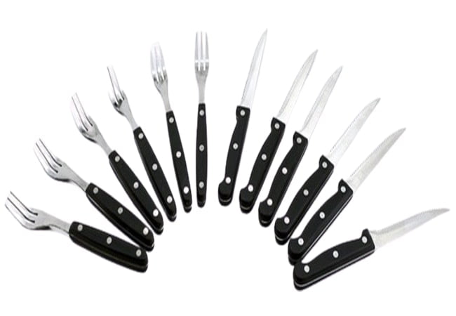 Steak Knife and Fork Set