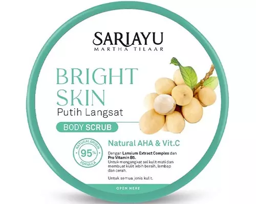Sariayu Bright Skin Putih Langsat Body Scrub